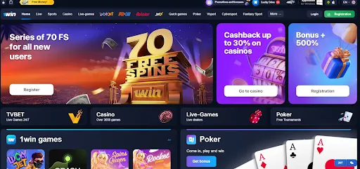 1win casino registration Malaysia